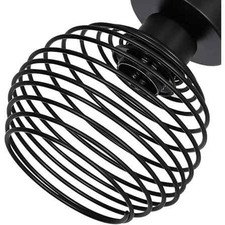 Retro taklampa industriell taklampa - Retro svart