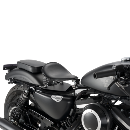 CustomAcces Old Taco 2 H-D Passenger Seat Black - Harley Davidson 883 Iron 2011-2019