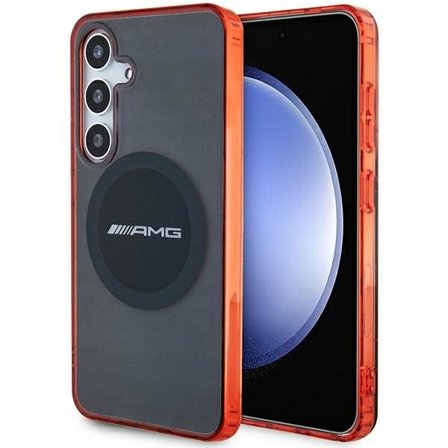 AMG Transparent Bicolor MagSafe-fodral för Samsung Galaxy S24 - svart