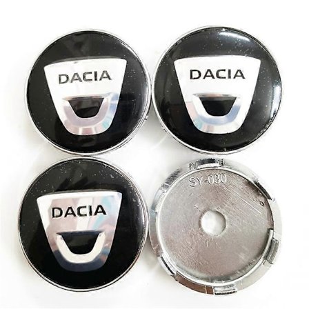 Bil Hjul Center Dæksel Navkapsler Bil Hjul Fælg Navkapsler Til Dacia Duster Logan Sandero Stepway Lodgy Mcv 2 Dokker, 60mm, 4 stk