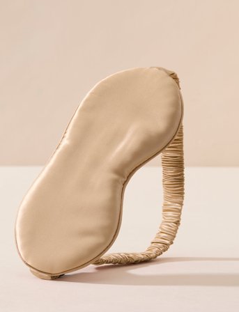 Lenoites Mulberry Sleep Mask - Beige - ONE SIZE