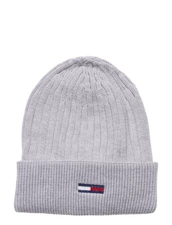 Tjw Flag Beanie Accessories Headwear Beanies Grå Tommy Hilfiger
