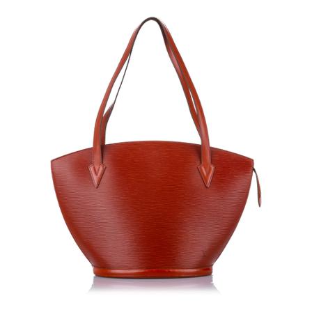 Louis Vuitton Vintage, Pre-owned Epi Saint Jacques GM Long Strap Leather Bruin, Dames, Maat:ONE Size