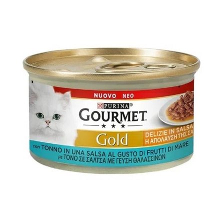 Purina Gourmet Gold Delizie In Salsa Con Tonno Per Gatti Lattina