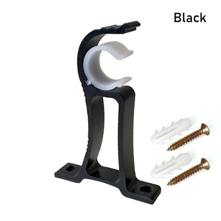 Verhotangon kannatin ripustinkoukku MUSTA MUSTA