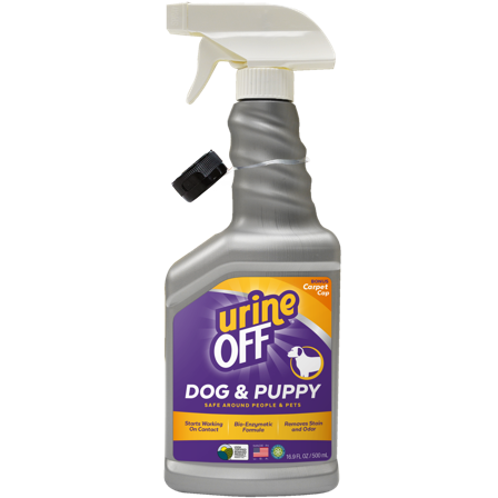 Urine Off - Hunde- og valpeformel - lukt- og flekkfjerner i spray 500 ml - Hund - Hundepleie & kosttilskudd - Rengjøring & desinfisering for hund - 
