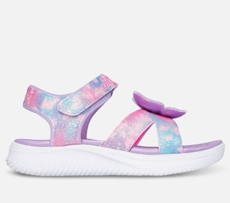 Skechers, Jumpsters Sandal – Butterfly Brights, 35, Lilla, Pige