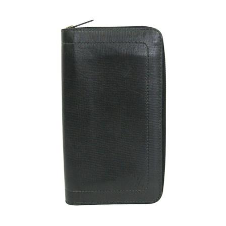 Louis Vuitton Vintage, Pre-owned Zippy organizer Zwart, unisex, Maat:ONE Size