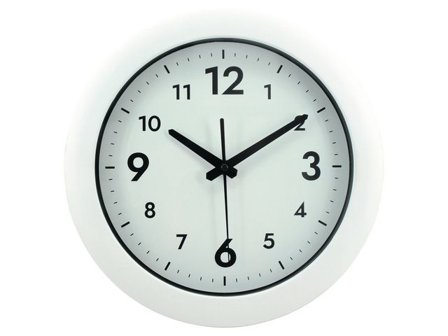 Väggklocka Easytime ø30cm vit - Lyreco - Kontorsmöbler och inredning - Väggur - Väggur