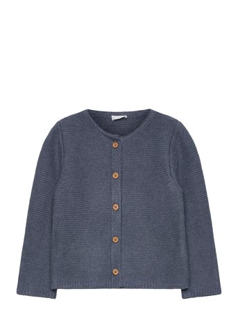 Mango Knitted Button Cardigan - Blue - 3-6M