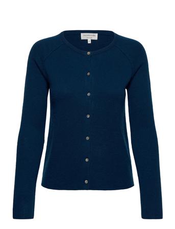 Wool & Cashmere Cardigan Neuletakki Sininen Rosemunde
