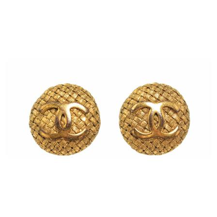 Chanel Vintage Pre-owned Jewellery , Geel , Dames , Maat: ONE Size Vintage Sieraden
