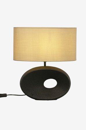 Aneta Lighting - Pöytävalaisin Ellipse - Musta - Pöytävalaisimet - - Homeroom