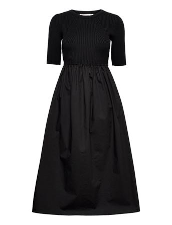 Abelgz Ss Dress Black Gestuz