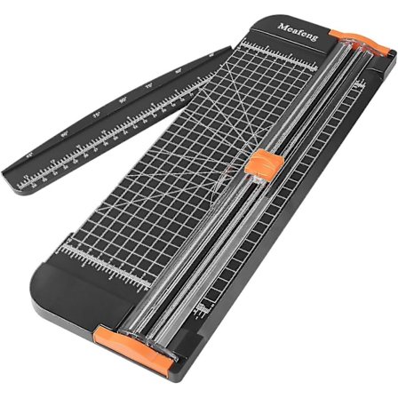 A4 Papirklipper Håndværk Papir Trimmer Med Automatisk Sikkerhedsbeskyttelse Og Sidelineal, Sort Foto Klipper Trimmer Guillotin Scrapbooking Værktøj 