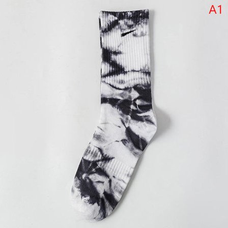 Tie-dye Socks European and Street Ins Hip-hop Tide Brand Coupl