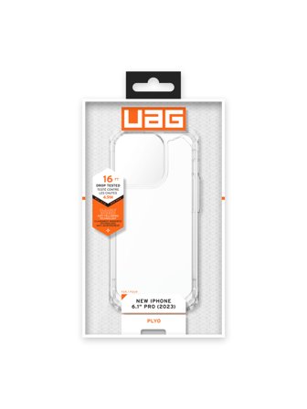 UAG Rugged Case for Apple iPhone 15 Pro [6.1-in] - Plyo Ice - baksidedeksel for mobiltelefon
