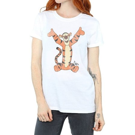 Winnie the Pooh Dam/Damer Tigger Bomull Boyfriend T-shirt S