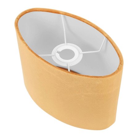 Oval Lampskärm Bordslampa Tillbehör Kreativt Ovalt Ljusskydd Dammskydd 23x12,5x18,5cm 1st