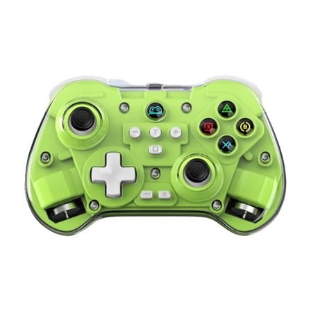 Musta Z01X langaton peliohjain Switch/PC/Android/iOS -laitteille, kaksoisvärinäohjain 6-akselinen gyro TURBO joululahja