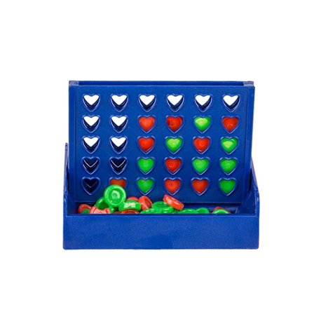 Mini Neljän Suora - Matkapeli - Peli matkalle - 10 cm