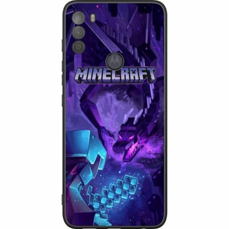 Motorola Moto G50 Svart Skal Minecraft