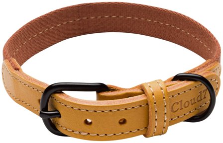 Cloud7 Dog Collar Madeira kaulapanta, XS-M, Ginger