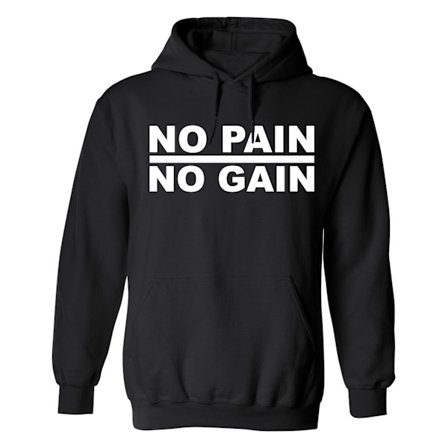 No Pain No Gain - Hoodie / Tröja - HERR