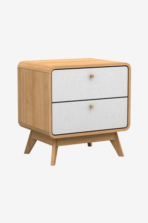 Loft24 - Nattbord Cassie - Hvit - Nattbord - Fra Homeroom