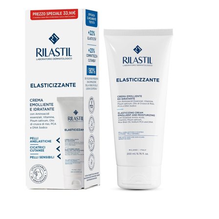 Rilastil Elasticizzante Crema Emolliente e Idratante 200ml - Crema corpo tonificante