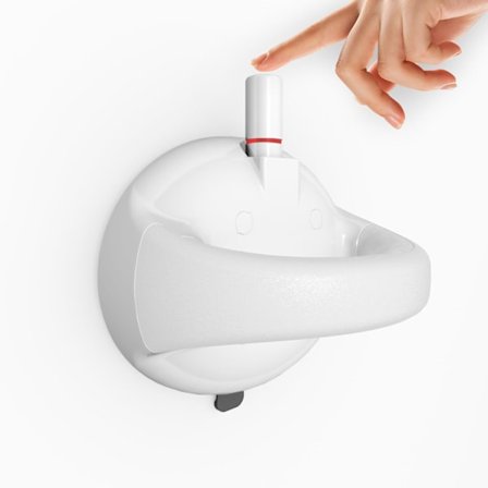 Sikkerheds sugekop brusebadshåndtag, skridsikker brusebadsgreb, badeværelses støttehåndtag, vægmonteret brusebadstang til handicappede, toilet, ældre 