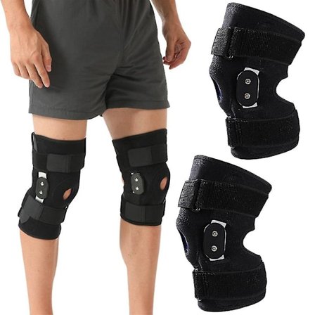 Aflastende Knæbøjle, Stabil Støtte Til Knæet, Gigt, Meniskrivning, Senebetændelse Smerter Justerbar Kompressionsbånd