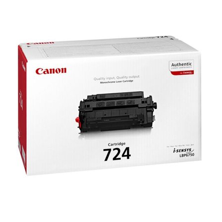 CANON Toner, 724, svart, 3481B002 - Lyreco - Toner och bläck - Tonerkassetter - Toner Canon