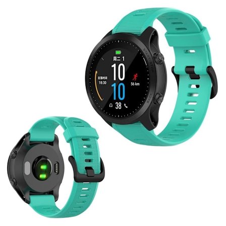 Garmin Forerunner 945 / Fenix 5 Plus / Approach S60 silicone watch band - Cyan