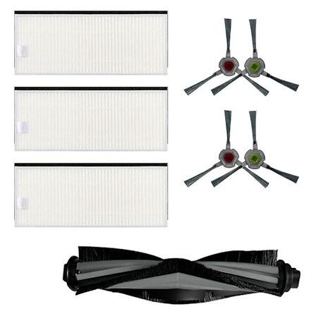 Børster og filtre til DEEBOT OZMO U2/DGN22 Robotstøvsuger til rengøring af gulve i hjemmet