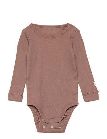 Body Solid Rib Bodies Long-sleeved Rosa Lindex