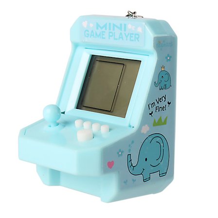 Mini bærbar spillekonsol med nøglering Håndholdt puzz til børn