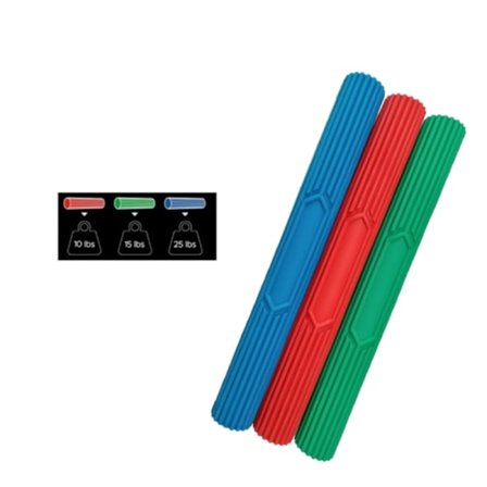 Therapy Bar Strengthener Power Training Resistance Sticks