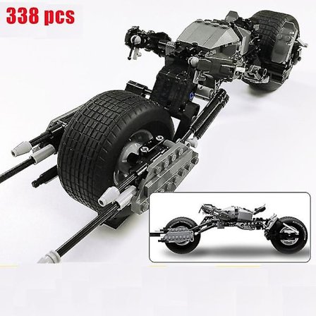 338 st Moc Superhjälte-serien Bat Mobile Bat-pod Kompatibel The Tumbler Byggstenar Tegel Leksak För Barn Present 5004590 7115