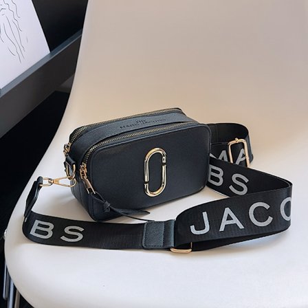 Dametaske ny 2024 sommer trendy dame bred skulderrem M farvematchende lille firkantet taske J one-shoulder crossbody dobbelt lynlås kamerataske