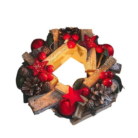 Julepynt Romdekor, Lysestake, Innredningsartikler til Hjemmet, Julebordssenter