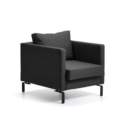 Armchair HARMONY, fabric ETNA, anthracite