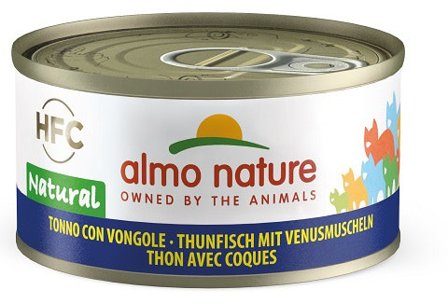 Almo Nature HFC Natural Cibo Umido Tonno Con Vongole Per Gatti