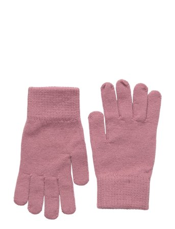 Lindex Gloves Magic Fix Wool - Pink - 5-7