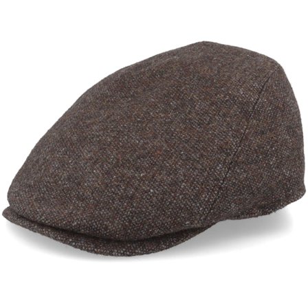 MJM Hats - Marrón flatcap Gorra - Bang El Wool Mix 88 Brown Flat Cap @ Hatstore