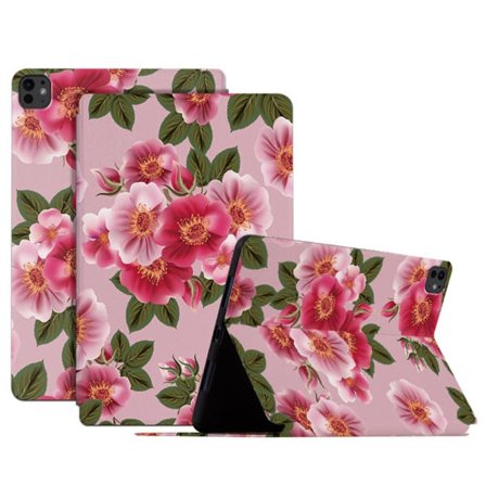 Till iPad Pro 11 (2024) Fodral Flip Stativ Smart Surfplattefodral - Peony