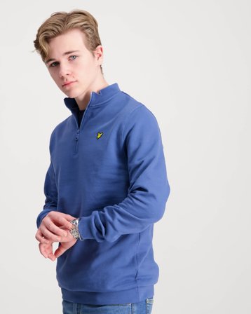 Lyle & Scott Quarter Zip Pullover Blau Pullover Jungen - Kids Brand Store