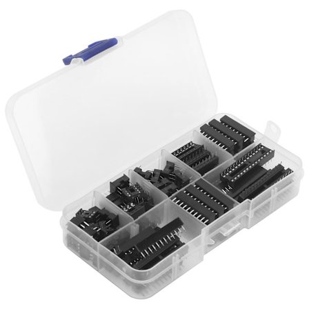 66 stk. IC-sokkeladapter InLine DIY elektronisk komponent 6 8 14 16 18 20 24 28Pin