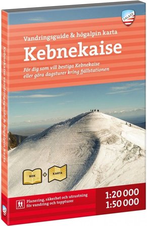 Calazo Kebnekaise – vandringsguide och högalpin karta 1:15 000