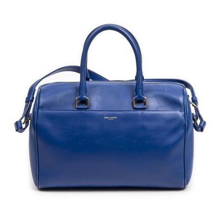 Yves Saint Laurent Vintage, Pre-owned Shoulder Bags Blauw, unisex, Maat:ONE Size